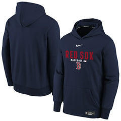 Boston Red Sox Nike Youth Authentic Collection Therma-FIT Hoodie - Navy Hoodies