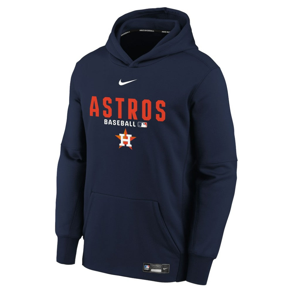 Houston Astros Nike Youth Authentic Collection Therma-FIT Hoodie - Navy Hoodies