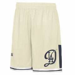 Los Angeles Dodgers Outerstuff Youth City Crew Fashion Shorts - Cream Shorts