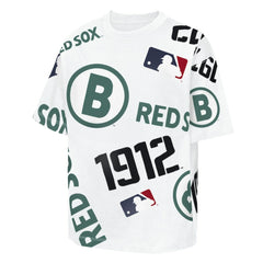 Boston Red Sox Outerstuff Youth Circus Catch T-Shirt - White T-shirts