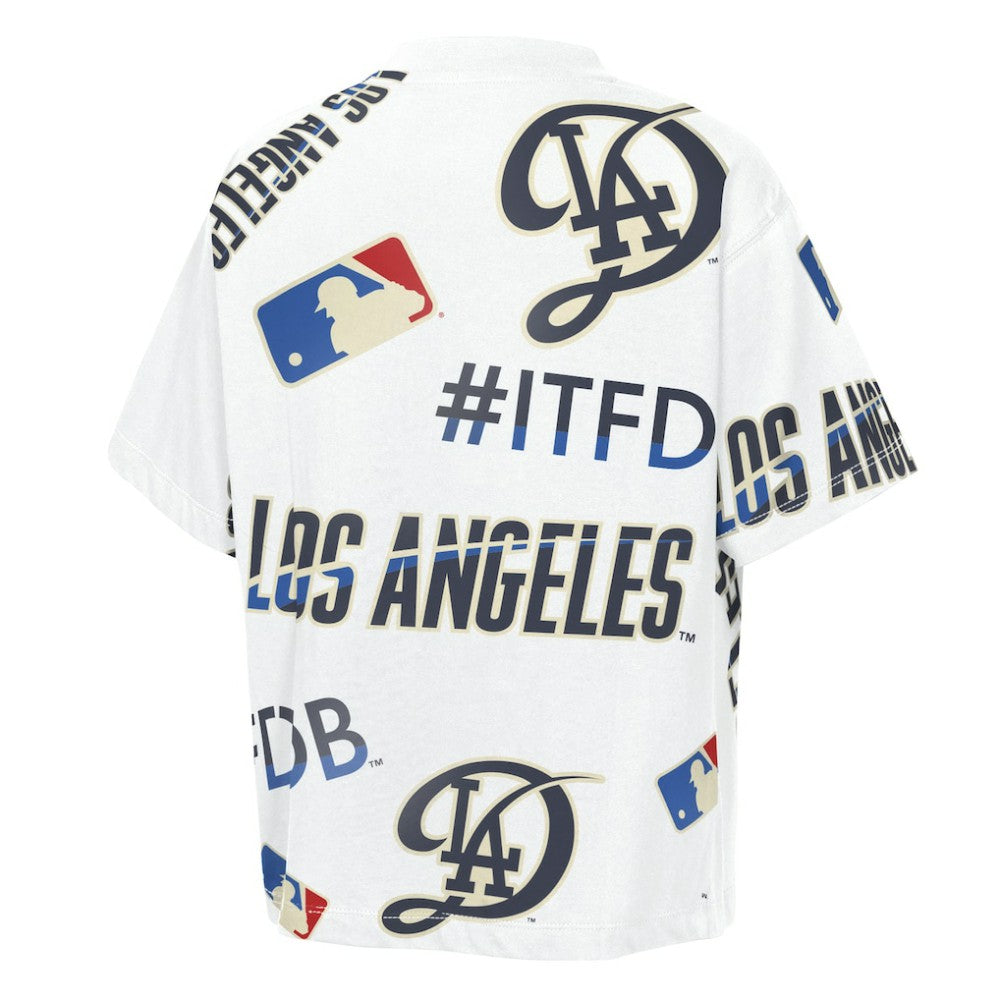 Los Angeles Dodgers Outerstuff Youth Circus Catch T-Shirt - White T-shirts