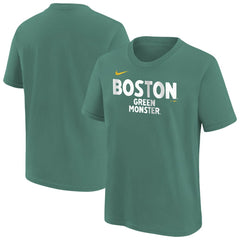 Boston Red Sox Nike Youth City Connect Wordmark T-Shirt - Green T-shirts