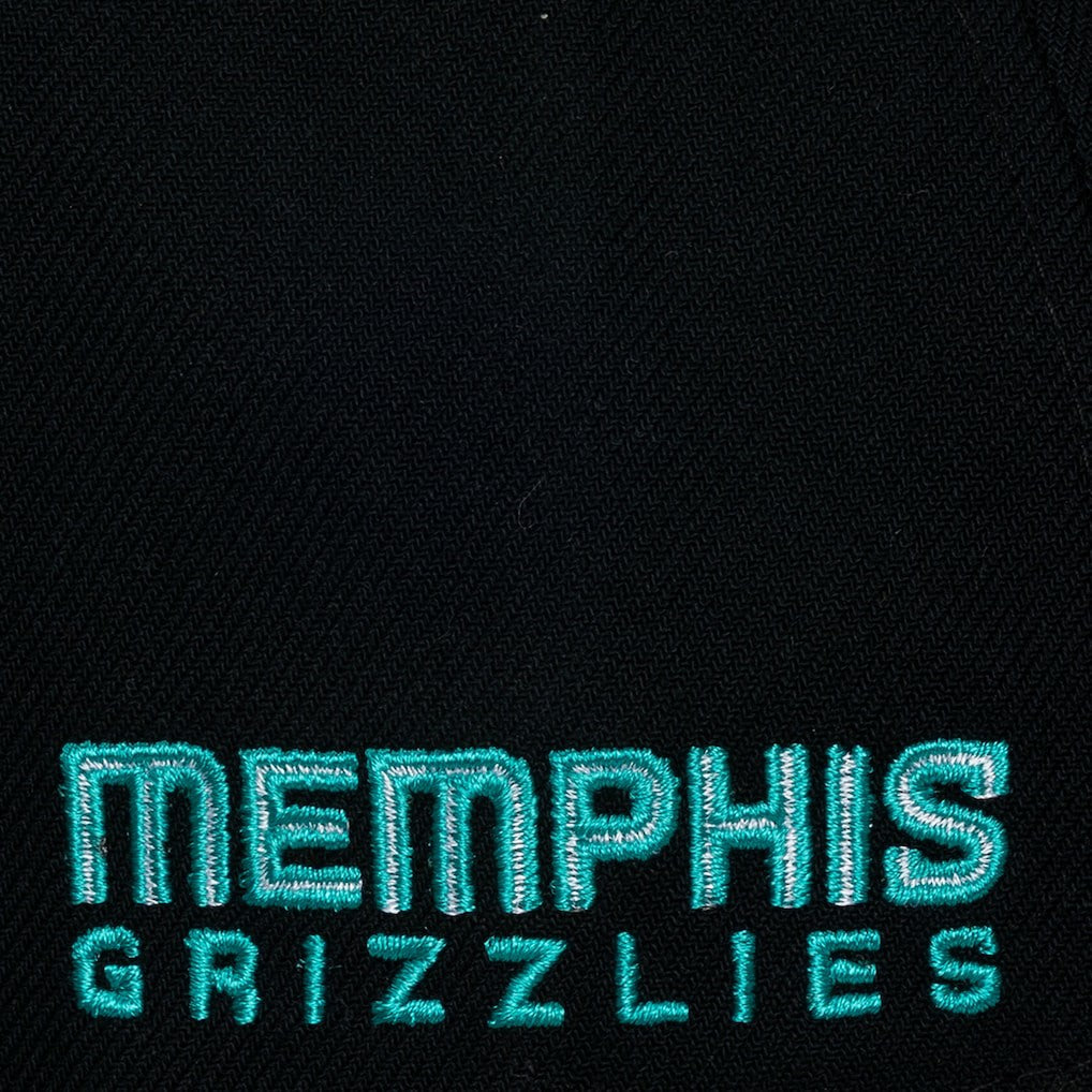 Memphis Grizzlies Hardwood Classics Legendary Away Pro-Pinch Adjustable Hat Black - Mitchell & Ness