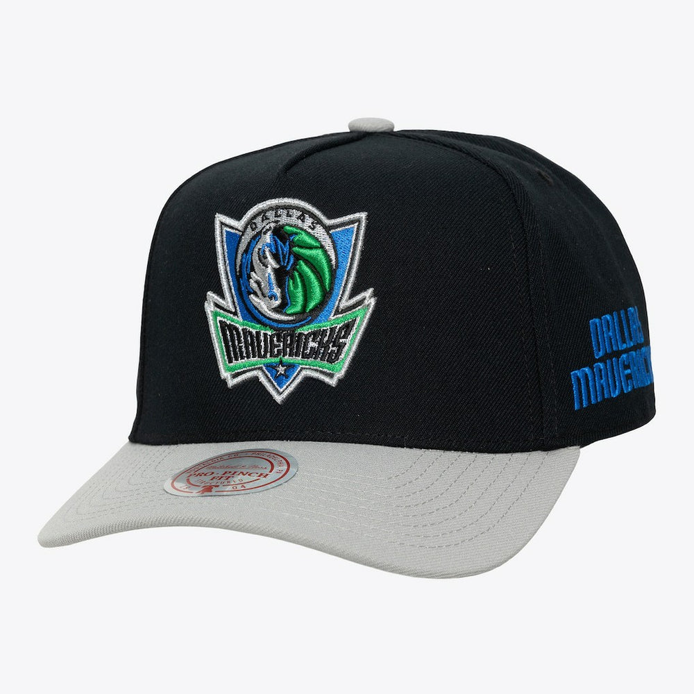 Dallas Mavericks Hardwood Classics Legendary Away Pro-Pinch Adjustable Hat Black - Mitchell & Ness outlet