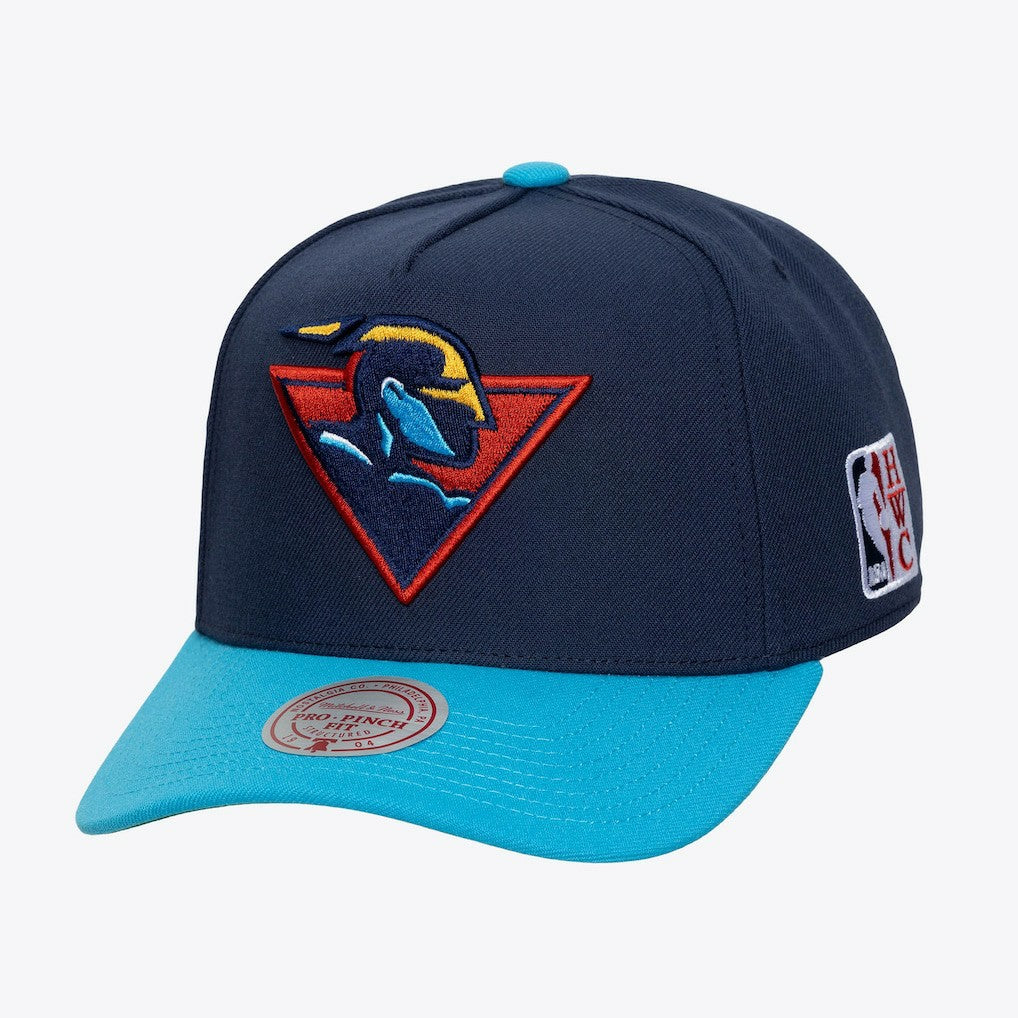 Golden State Warriors Hardwood Classics Legendary Away Pro-Pinch Adjustable Hat Navy - Mitchell & Ness