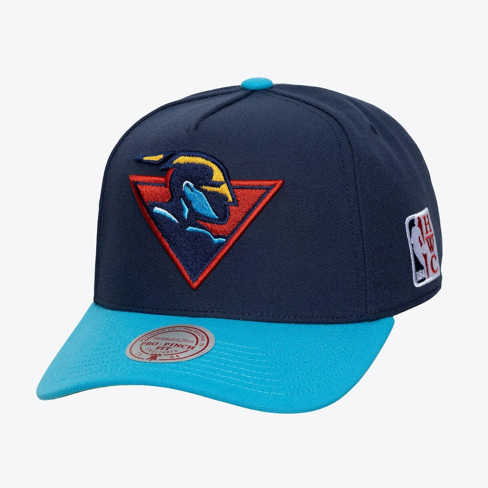 Golden State Warriors Hardwood Classics Legendary Away Pro-Pinch Adjustable Hat Navy - Mitchell & Ness
