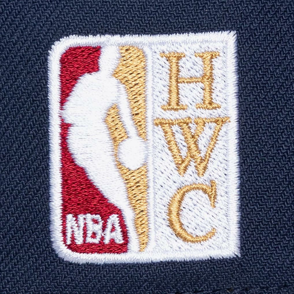 Denver Nuggets Legendary Home Pro Pinch Snapback Hat Navy - Mitchell & Ness