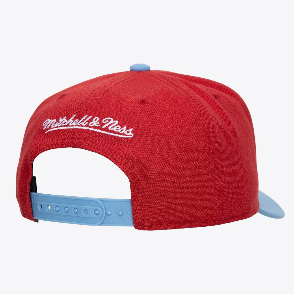 Chicago Bulls Legendary Home Pro Pinch Snapback Hat Red - Mitchell & Ness