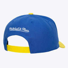 Golden State Warriors Legendary Home Pro Pinch Snapback Hat White - Mitchell & Ness