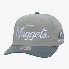 Denver Nuggets Thunderstorm Head Coach Pro Crown Snapback Hat Gray - Mitchell & Ness