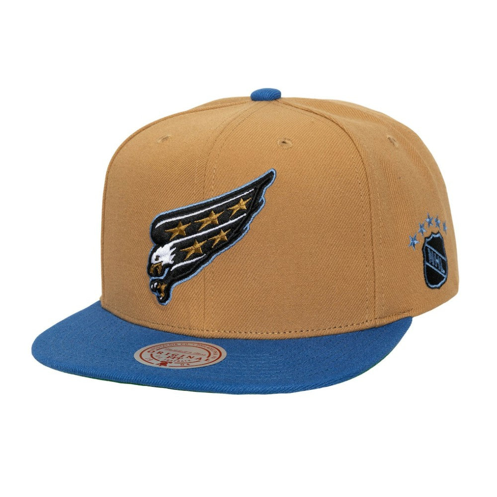 Washington Capitals Mitchell & Ness Legendary Away Snapback Hat - Gold | US 203263565