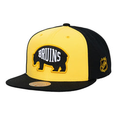 Boston Bruins Mitchell & Ness Legendary Away Snapback Hat - Gold | US 203263567