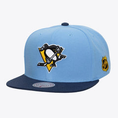 Pittsburgh Penguins Mitchell & Ness Legendary Home Snapback Hat - Light Blue | US 203263584