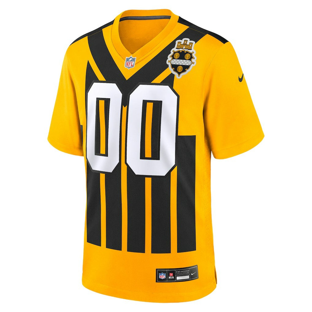 Pittsburgh Steelers Alternate 1933 Throwback Game Custom Jersey - Gold Jerseys