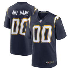 Los Angeles Chargers Alternate Super Chargers Game Custom Jersey - Navy Jerseys