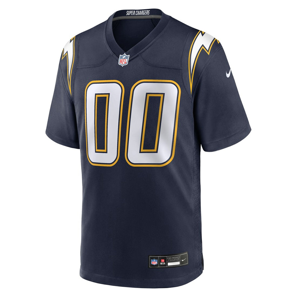 Los Angeles Chargers Alternate Super Chargers Game Custom Jersey - Navy Jerseys