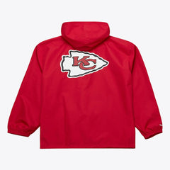 Kansas City Chiefs Coaches Full-Snap Hooded Windbreaker Jacket - Red Jackets