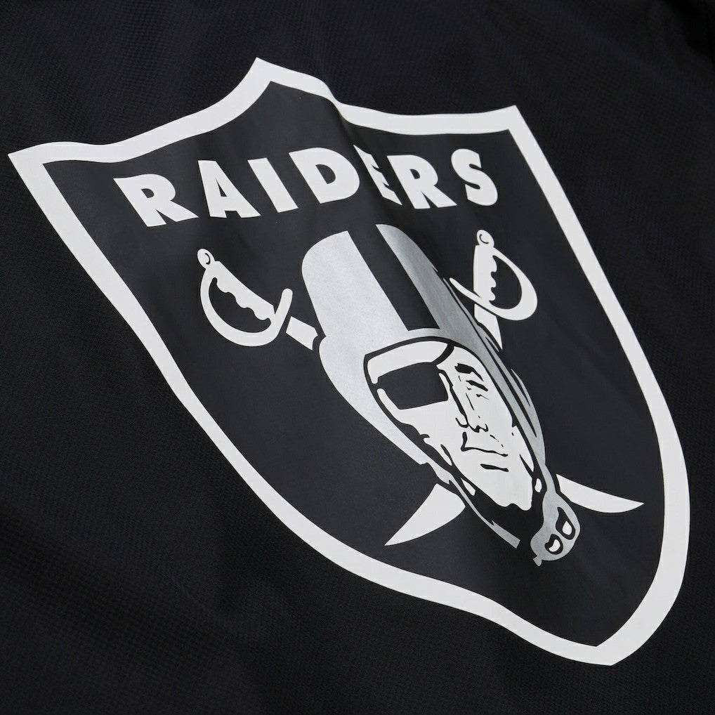 Las Vegas Raiders Coaches Full-Snap Hooded Windbreaker Jacket - Black Jackets
