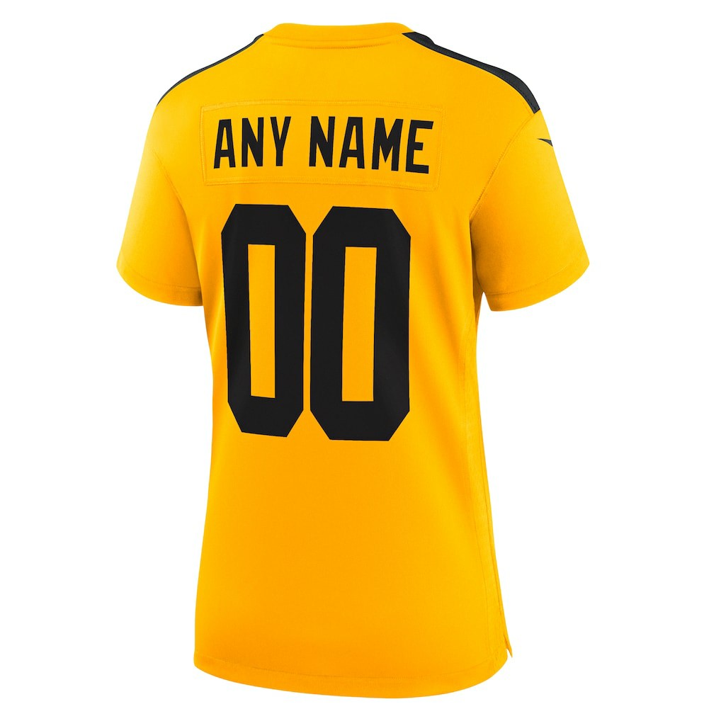 Pittsburgh Steelers Women's Alternate 1933 Throwback Game Custom Jersey - Gold Jerseys