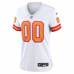 76 Tampa Bay Buccaneers Women's 50th Season Custom Game Jersey - White Jerseys