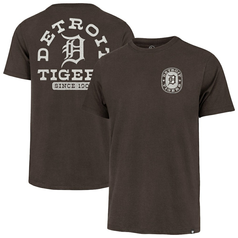 Detroit Tigers '47 Back Canyon Franklin T-Shirt - Brown T-shirts
