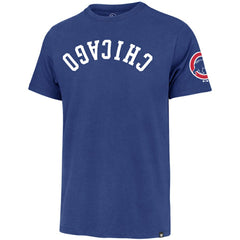 Chicago Cubs '47 Upside Down Two-Peat Franklin T-Shirt - Royal T-shirts