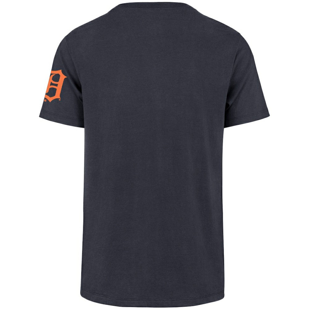 Detroit Tigers '47 Upside Down Two-Peat Franklin T-Shirt - Navy T-shirts