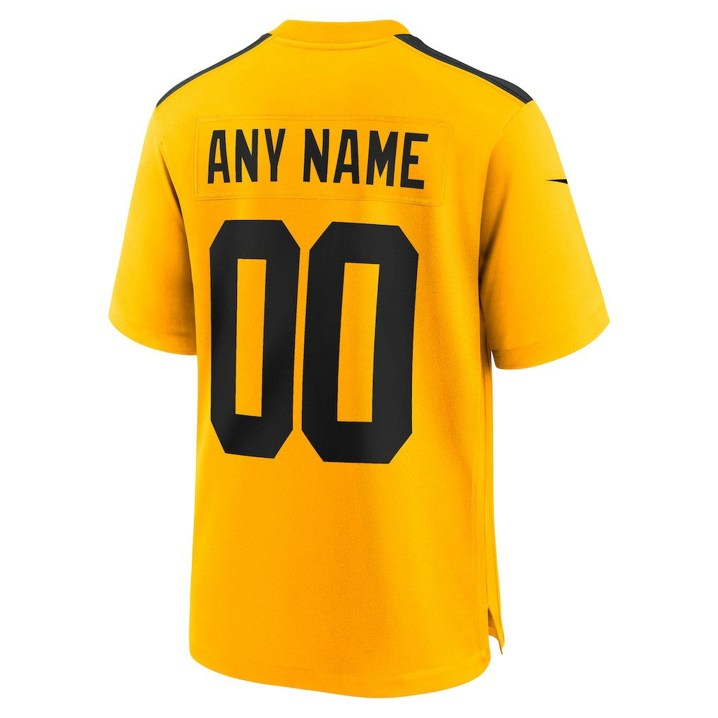 Pittsburgh Steelers Youth Alternate 1933 Throwback Game Custom Jersey - Gold Jerseys