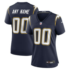 Los Angeles Chargers Women's Alternate Super Chargers Game Custom Jersey - Navy Jerseys