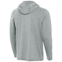 Oklahoma City Thunder Antigua 2025 NBA Finals Champions Tidy Quarter-Zip Hoodie Heather Gray outlet