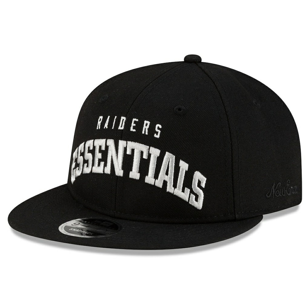 Las Vegas Raiders New Era x Fear of God x NFL 9FIFTY Snapback Hat - Black Hats