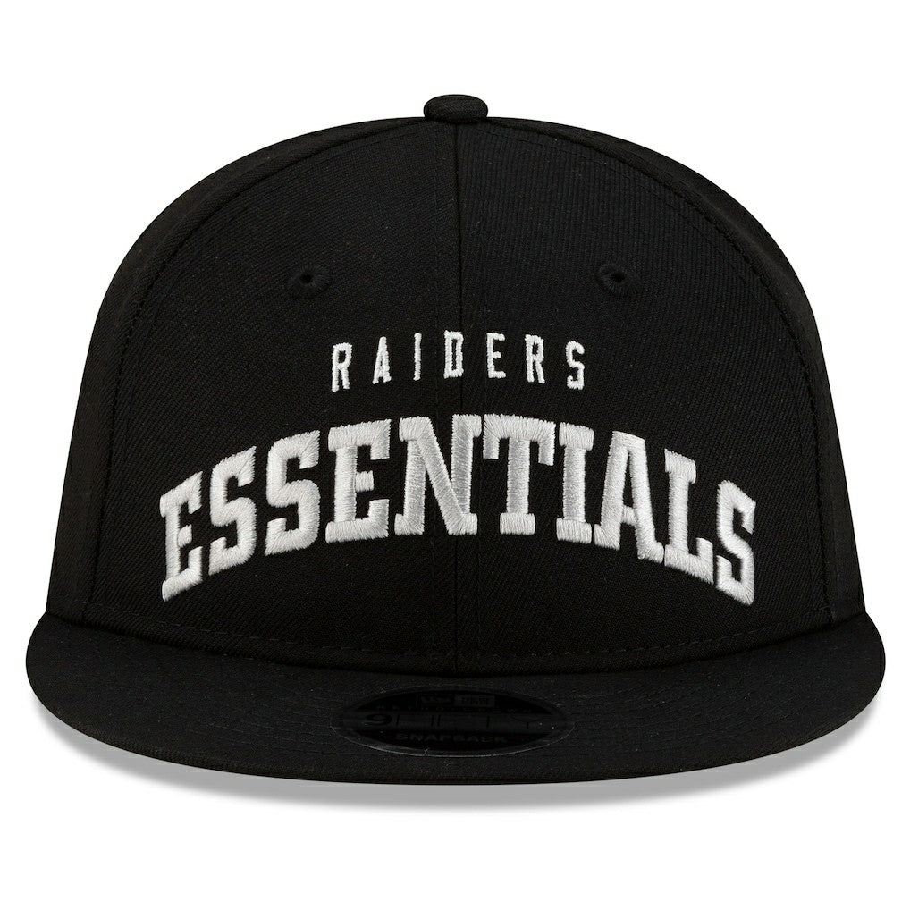 Las Vegas Raiders New Era x Fear of God x NFL 9FIFTY Snapback Hat - Black Hats