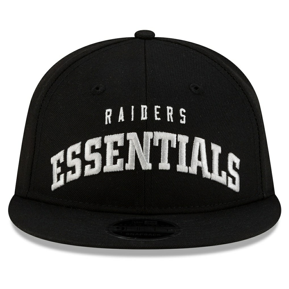 Las Vegas Raiders New Era x Fear of God x NFL 9FIFTY Snapback Hat - Black Hats