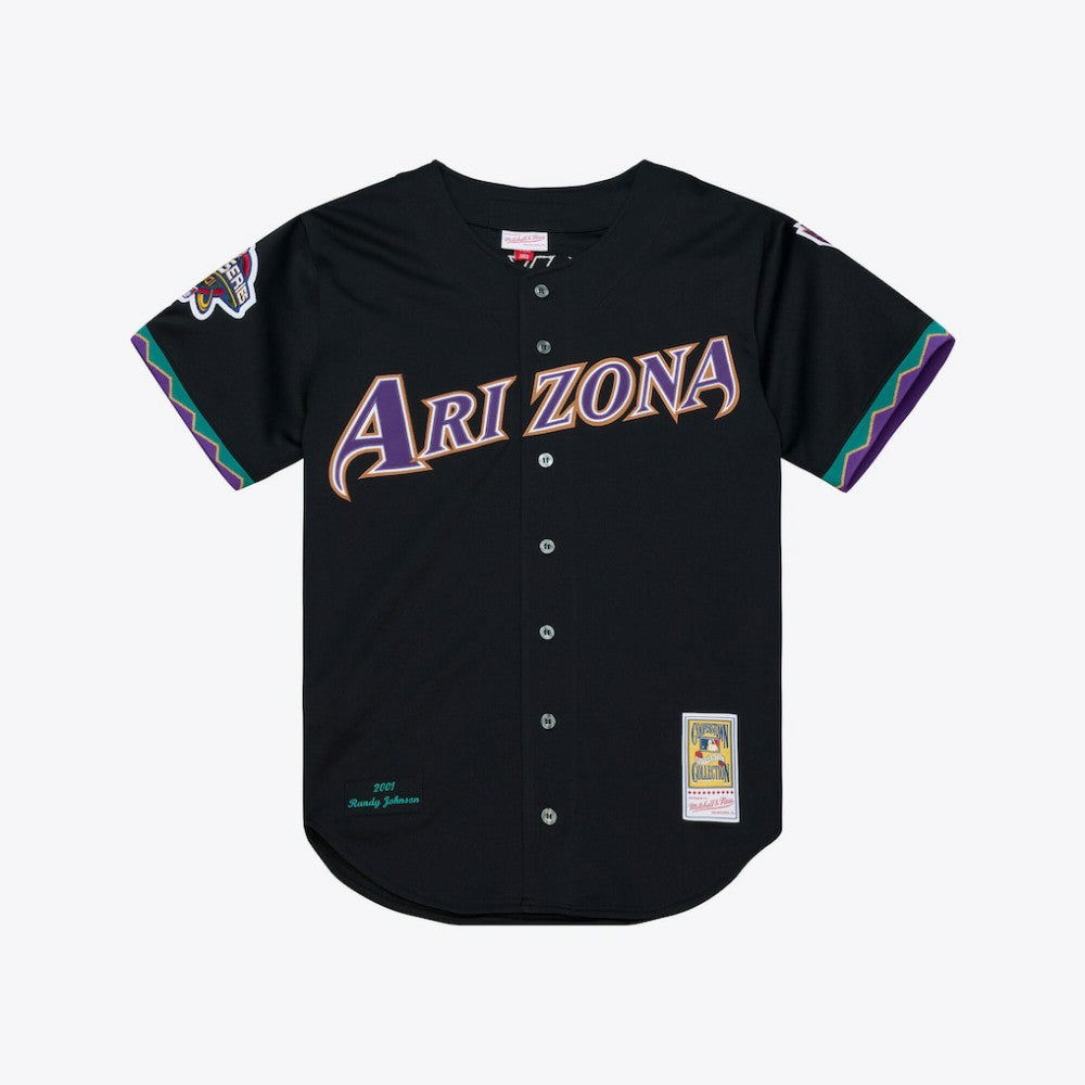 Randy Johnson Arizona Diamondbacks Mitchell & Ness 2001 Authentic Jersey - Black Jerseys