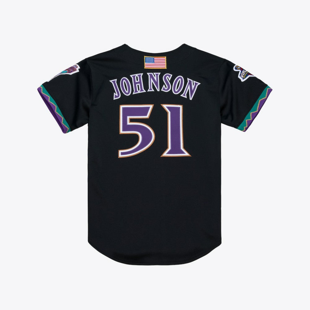 Randy Johnson Arizona Diamondbacks Mitchell & Ness 2001 Authentic Jersey - Black Jerseys