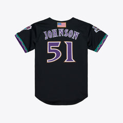Randy Johnson Arizona Diamondbacks Mitchell & Ness 2001 Authentic Jersey - Black Jerseys
