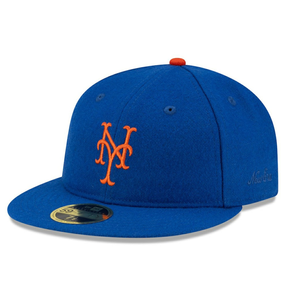 New York Mets New Era x Fear of God x MLB Wool 59FIFTY Fitted Hat - Royal Hats