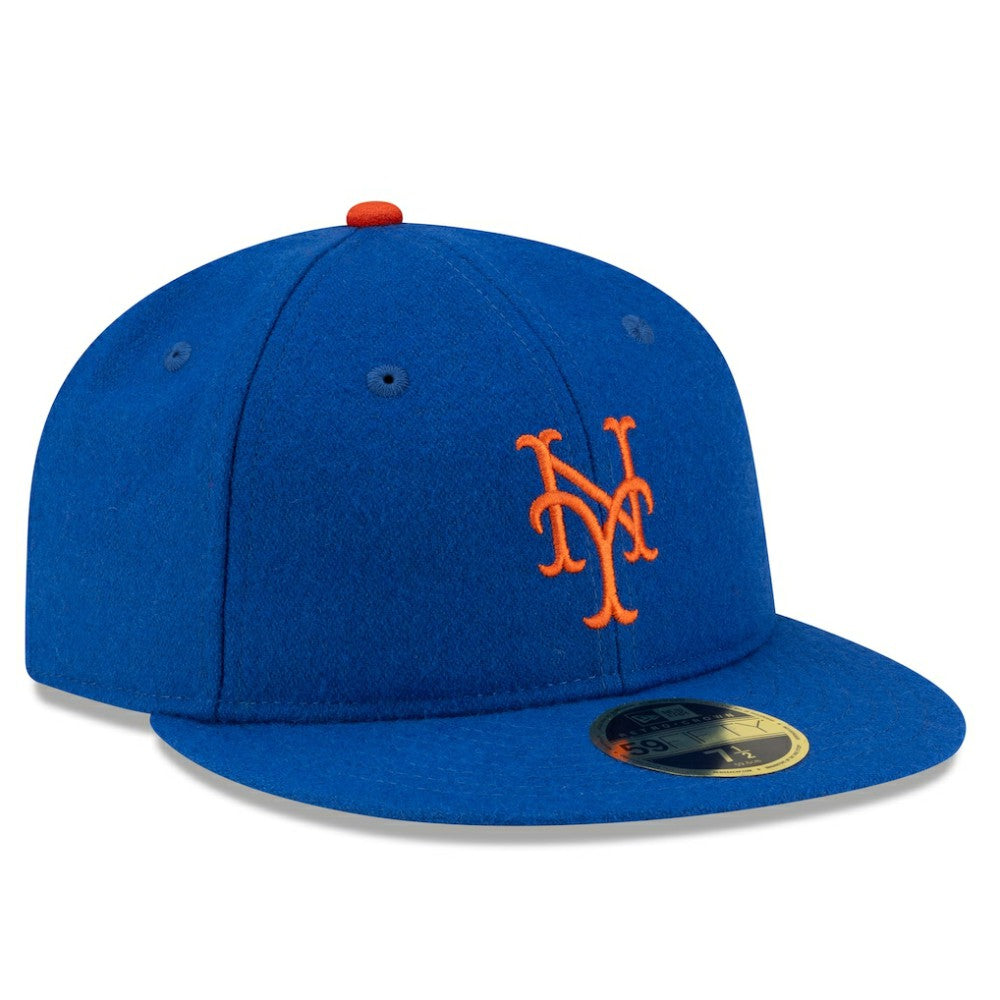 New York Mets New Era x Fear of God x MLB Wool 59FIFTY Fitted Hat - Royal Hats