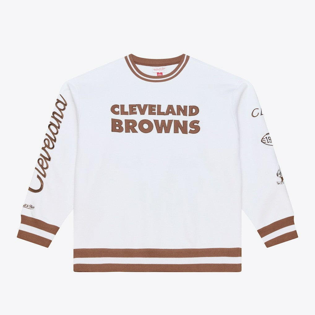 Cleveland Browns Arctic Fleece Sweatshirt - White Sweatshirts