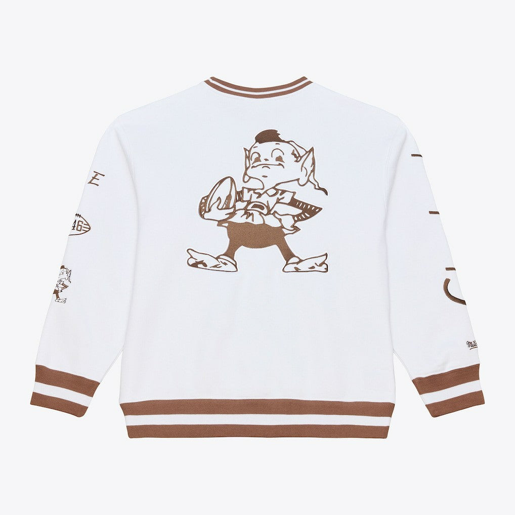Cleveland Browns Arctic Fleece Sweatshirt - White Sweatshirts