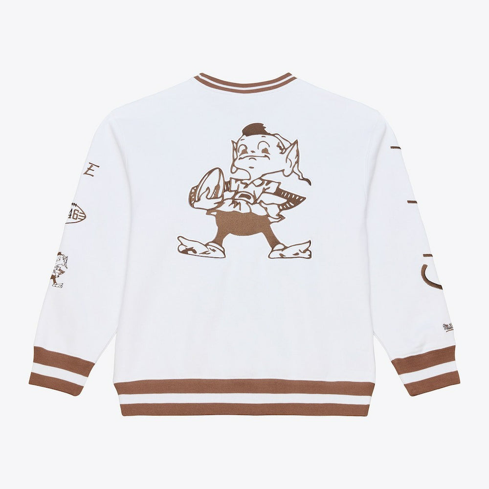 Cleveland Browns Arctic Fleece Sweatshirt - White Sweatshirts