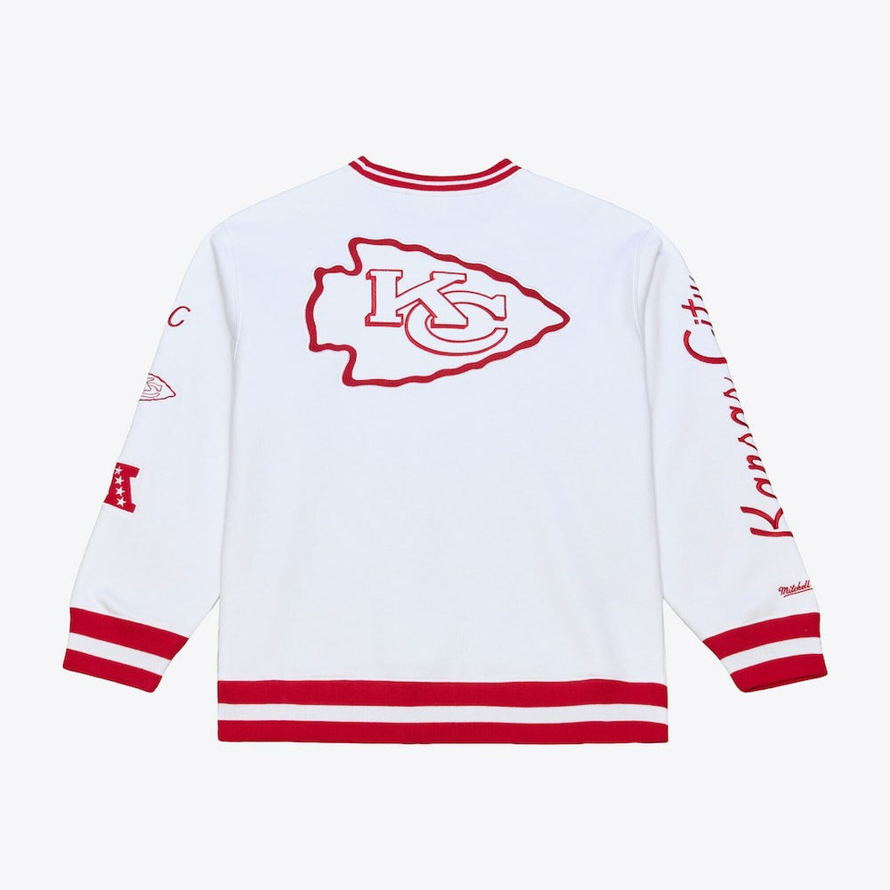 Kansas City Chiefs Arctic Fleece Sweatshirt - White Sweatshirts