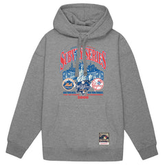 New York Yankees vs. New York Mets Mitchell & Ness 2000 World Series Pullover Hoodie - Heather Gray Hoodies