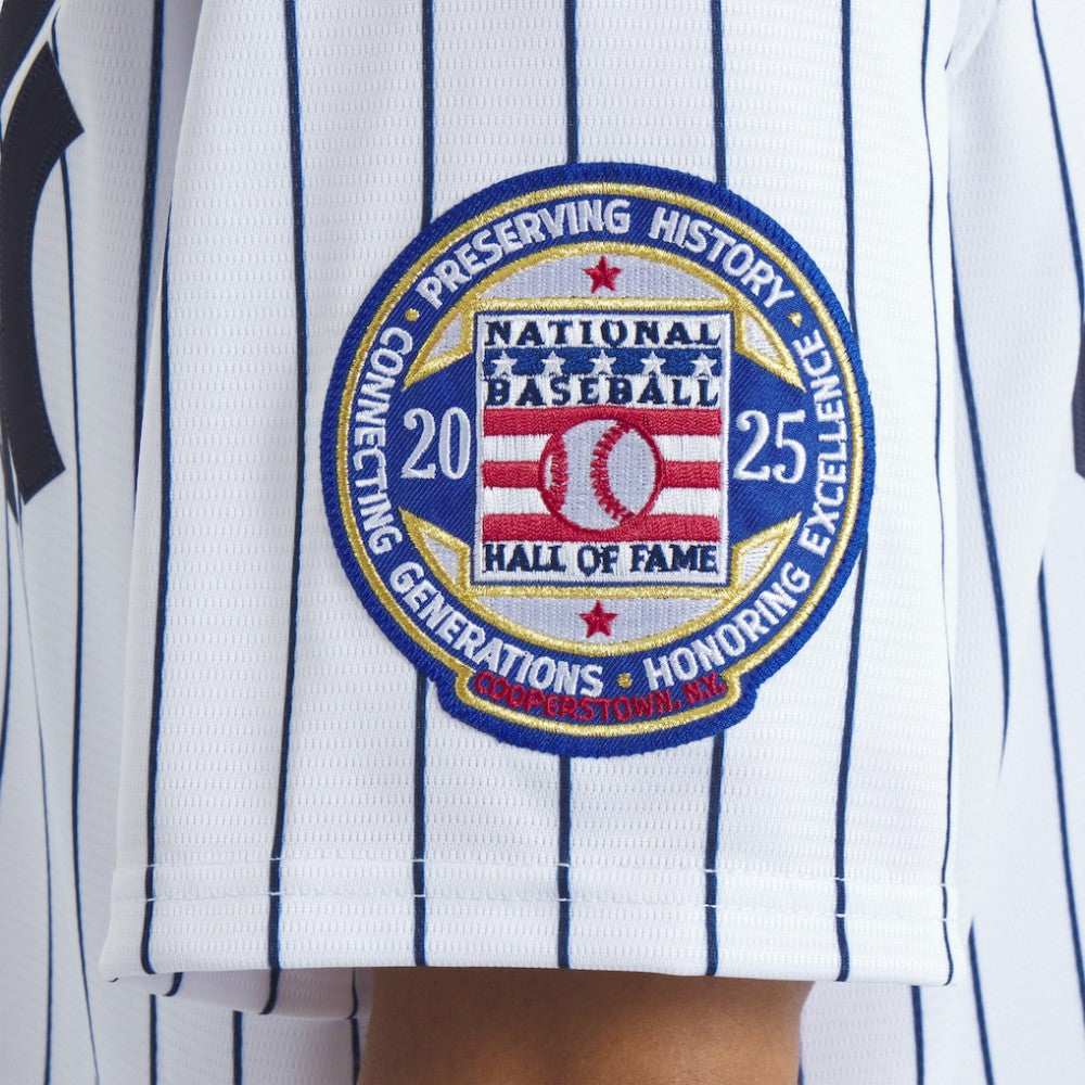 CC Sabathia New York Yankees Nike 2025 Baseball Hall of Fame Name & Number Retired Replica Jersey - White Jerseys