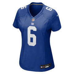 Jaxson Dart New York Giants Women's Team Game Jersey - Royal Jerseys