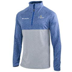 Oklahoma City Thunder 2025 NBA Finals Champions Rockin' It Raglan Omni-Wick Quarter-Zip Pullover Blue - Columbia
