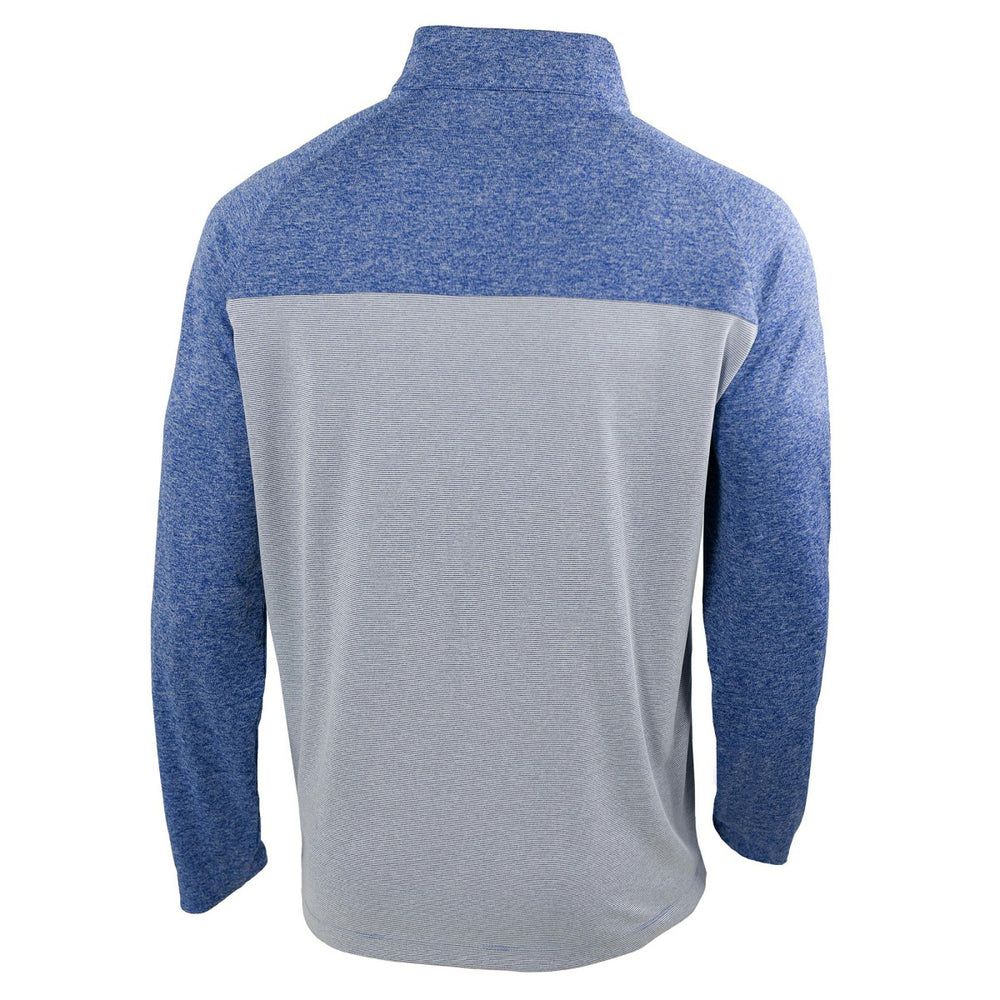 Oklahoma City Thunder 2025 NBA Finals Champions Rockin' It Raglan Omni-Wick Quarter-Zip Pullover Blue - Columbia