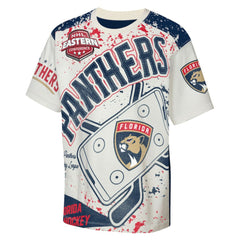Florida Panthers Outerstuff Youth Top Player T-Shirt - Cream | US 203265393