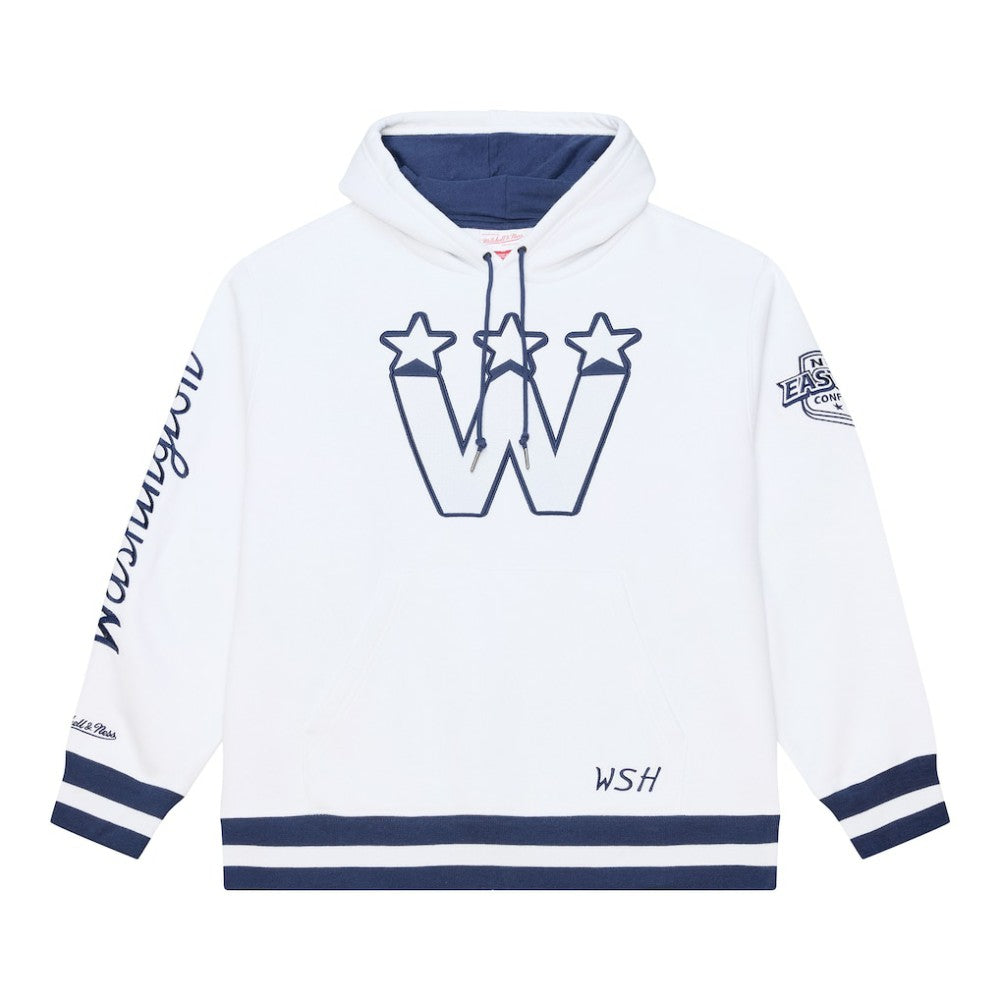 Washington Capitals Mitchell & Ness Arctic Fleece Hoodie - White | US 203265803