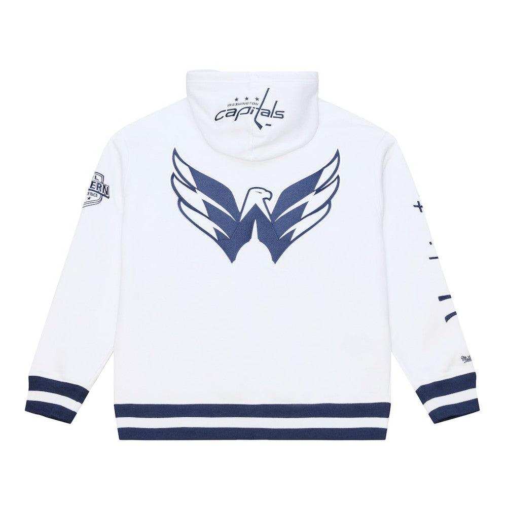 Washington Capitals Mitchell & Ness Arctic Fleece Hoodie - White | US 203265803